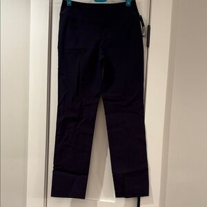 Brand NWT NIC + ZOE Midnight Blue elastic waist pants. Size zero petite.